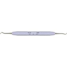 Instrument de façonnage pour composite – 3/6 DC, double extrémité, gris onyx