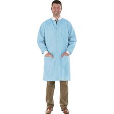 SafeWear™ High Performance Lab Coats™ – Soft Blue, 12/Pkg