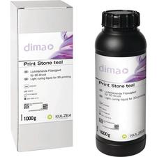 dima Print Stone Material – Teal, 1000 g Bottle