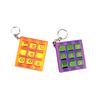 Tic Tac Toe Keychains, Assorted Colors, 2", 12/Pkg