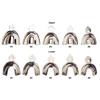 Porte-empreintes en métal Patterson®, Forme standard, rigide