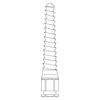 Split-Control Bone Spreading and Condensing System – Spreaders, 15 mm Length - Size #D1005, 3.3 mm Diameter
