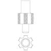 Split-Control Bone Spreading and Condensing System Carriers– Short, Size #CA0KG 