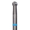Lab Bur Carbide Cutters – S, Plain Cut, Medium, HM 71, Round, HP, 1/Pkg - 10 Round, 2.7 mm Diameter
