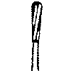 Standard Operatory Carbide Burs – FG - Amalgam Preparation, # 245, 0.9 mm Diameter, 2.8 mm Length, 100/Pkg
