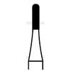 Fraises opératoires et chirurgicales au carbure Alpen® – FGOS - Straight Fissure Round End Crosscut, # 1558, 1.2 mm Diameter, 10/Pkg