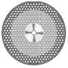 Disques de diamant Superflex NTI® – HP, 1/emballage - Double Sided, Medium, Gray, # 934, 22.00 mm Diameter, 0.20 mm Thickness