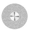 Disques de diamant Interflex NTI® – HP, moyen, gris, 1/emballage - Single Sided, # 945, 10.00 mm Diameter, 0.15 mm Thickness