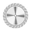 Disques de diamant striés NTI® – HP, double face, 1/emballage - Medium, Gray, # 365, 22.00 mm Diameter, 0.15 mm Thickness