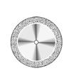 Disques de diamant Interflex NTI® – HP, moyen, gris, 1/emballage - Double Sided, # 943, 8.00 mm Diameter, 0.15 mm Thickness