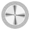 Disques de diamant Superflex NTI® – HP, 1/emballage - Double Sided, Fine, Yellow, # 911HEF, 22.00 mm Diameter, 0.14 mm Thickness