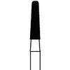 Diamants à usage unique Piranha® – ÉPG cône à bout plat modifié, grossière, taille nº 846KR-016C-S, diamètre de 1,6 mm, 25/emballage