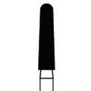 Piranha® Single Patient Use Diamonds – Round End Taper FG, 25/Pkg - Coarse, Size #856-021C, 2.1 mm Diameter