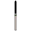 Fraises diamantées à usage unique x1 Alpen® – FG, grossière, verte, 25/emballage - Curettage/Tapered Pointed End, # 879K, 1.4 mm Diameter, 10.0 mm Length