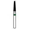 Instruments de fraises diamantées Patterson® – FG, grossière, conique - Green, Cone Flat End, # 847-018, 1.8 mm Diameter