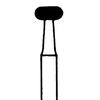 Diamond Instruments – FG, Wheel - Coarse, Green, Flat, 909G-035-FG, 3.5 mm Head Diameter, 1.3 mm Head Length, 5/Pkg
