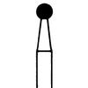 Instruments de diamant – FG, très grossière, noire, rond, 5/emballage - 801H-023-FG, 2.3 mm Head Diameter, 2.3 mm Head Length