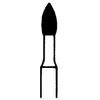 Diamond Instruments – FG, Medium, Blue, Football - Point, 830-023-FG, 2.3 mm Head Diameter, 5.0 mm Head Length, 5/Pkg
