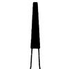 Diamond Instruments – FG, Fine, Red, Cone, Flat End, 5/Pkg - 848F-018-FG, 1.8 mm Head Diameter, 10.0 mm Head Length