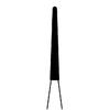 Instruments de diamant – FG, très grossière, noire, conique, 5/emballage - Round, 852H-012-FG, 1.2 mm Head Diameter, 10.0 mm Head Length