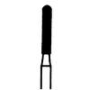 Diamond Instruments – FG, Fine, Red, Cylinder, Round End, 5/Pkg - 881F-014-FG, 1.4 mm Head Diameter, 8.0 mm Head Length