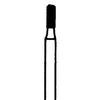 Instruments de diamant – FG, très grossière, noire, cylindrique, 5/emballage