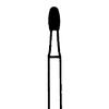 Diamond Instruments – FG, Extra Fine, Football, Yellow - Round, 833C-014-FG, 1.4 mm Head Diameter, 2.8 mm Head Length, 5/Pkg