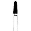 Instruments de diamant – FG, très grossière, noire, cylindrique, 5/emballage