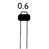 Instruments de diamant – FG, moyen, bleue, embout de guidage, 5/emballage
