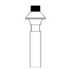 Réduction Diamond – recharge de langue maxillaire, diamètre de 1,7 mm, 5/emballage