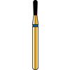 Fraises diamantées à usages multiples Alpen® – FG, poire, 5/emballage - Coarse, Blue, Long, # 830L, 1.2  mm Diameter, 4.0 mm Length