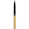 Fraises diamantées à usage multiples Alpen® – FG, fine, rouge, flamme - # 864, 1.4  mm Diameter, 12.0  mm Length, 5/Pkg