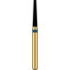 Alpen® Multi Use Diamond Burs – FG, Super Coarse, Black, Cone, 5/Pkg - Tapered Flat End, # 847, 1.4  mm Diameter, 8.0  mm Length
