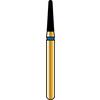 Alpen® Multi Use Diamond Burs – FG, Super Coarse, Black, Cone, 5/Pkg - Tapered Round End, # 855, 1.4  mm Diameter, 6.0  mm Length