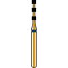 Fraises diamantées à usages multiples Alpen® – FG, groove cutter, grossier, bleu, 5/emballage - Depth Marker 0.3 mm, # 834, 1.6  mm Diameter, 6.8  mm Length