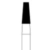 Fraises diamantées NTI® – FG, grossière, cône à bout plat, 5/emballage - Tapered, # C845, 1.6 mm Diameter, 4.0 mm Length