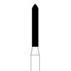 Fraises diamantées NTI® – FG, très grossière, cylindre à bout biseauté, 5/emballage - # SC878, 1.2 mm Diameter, 8.0 mm Length