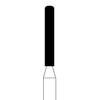 Fraises diamantées NTI® – FG, très grossière, cylindre à bout plat, 5/emballage - # KS1, 1.2 mm Diameter, 6.1 mm Length