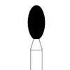 Fraises diamantées NTI® – FG, très grossière, oblongue, no KS4, diamètre de 2,3 mm, longueur de 4,2 mm, 5/emballage - NTI® Diamond Burs – FG, Super Coarse, Football Flat End, # KS4, 2.3 mm Diameter, 4.2 mm Length, 5/Pkg