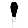 Fraises diamantées NTI® – FG, très grossière,  poire, no KS5, diamètre de 3,1 mm, longueur de 6,2 mm, 5/emballage