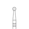 Two Striper® Laboratory HP Diamond Burs, HP - Coarse, Green, Round End, # X135, 2.6 mm Diameter