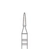 Two Striper® Laboratory HP Diamond Burs, HP - Coarse, Green, Flame, # X261.5, 1.4 mm Major/0.4 mm Minor Diameter, 5.0 mm Length
