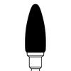 Couteaux universels NTI® - Coupe surtaillée fine, HP, 1,75"Longueur de tige, rouge - Flame, Size UC251EF, 14 mm Head Length, 6.0 mm Diameter