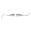 Instruments pour composite Goldstein Flexi-Thin – 4 Extra Flex, double extrémité - # 6 Satin Steel® Handle
