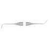 Instruments pour composite Goldstein Flexi-Thin – 4 Mini Extra Flex, double extrémité - # 8 ResinEight™ Handle