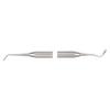 Instruments pour obturation composite/plastique – W3, double extrémité - 6 Satin Steel® Handle