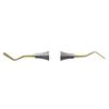 Composite Placement Instruments – # 4T Double Paddle, Titanium Nitride Coated, DURALite® Round Handle, Stainless Steel, Double End - Composite Placement Titanium-Coated Instruments – 4T Double Paddle, DuraLite Round Handle, Double End