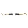 Composite Placement Instruments – # 22T Paddle/Acorn, Titanium Nitride Coated, DURALite® Round Handle, Stainless Steel, Double End - Composite Placement Titanium-Coated Instruments – 22T Paddle/Acorn, DuraLite Round Handle, Double End
