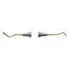 Composite Placement Instruments – # 23T Paddle/Acorn, Titanium Nitride Coated, DURALite® Round Handle, Stainless Steel, Double End - Composite Placement Titanium-Coated Instruments – 23T Paddle/Acorn, DuraLite Round Handle, Double End