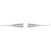 Ensembles de détartreurs/curettes – Ensemble Goldman-Fox n° GF-21, manche arrondi n° 4, double extrémité